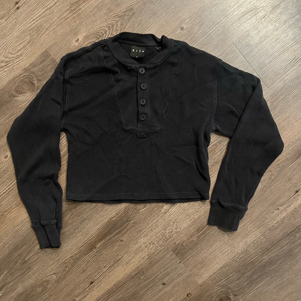 Kith women's waffle long sleeve in size XS